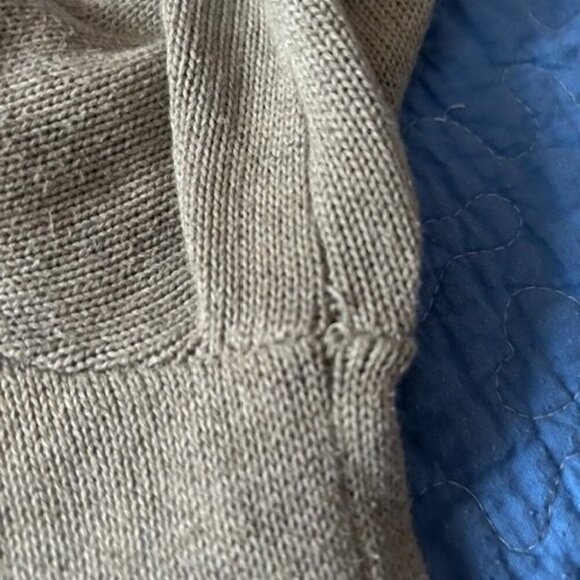 All Saints Oversized Beige Tunic – Open Braided Detail – Size M/L - Picture 7 of 9